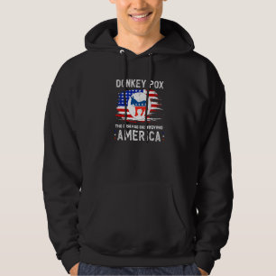 Esel Pocken Die Krankheit Zerstört Amerika USA-Fla Hoodie