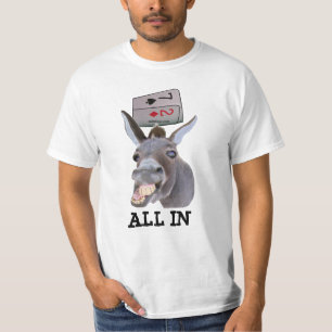 ESEL-POKER ALLER IM POKER-SHIRT T-Shirt