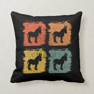 Esel Retro-Pop-Art Kissen