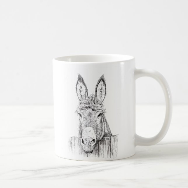 Esel-Tasse Kaffeetasse (Rechts)