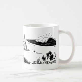 Esel und Elefant mit Wanze und Kathedrale Kaffeetasse