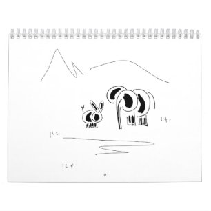Esel- und Elefantkalender Kalender