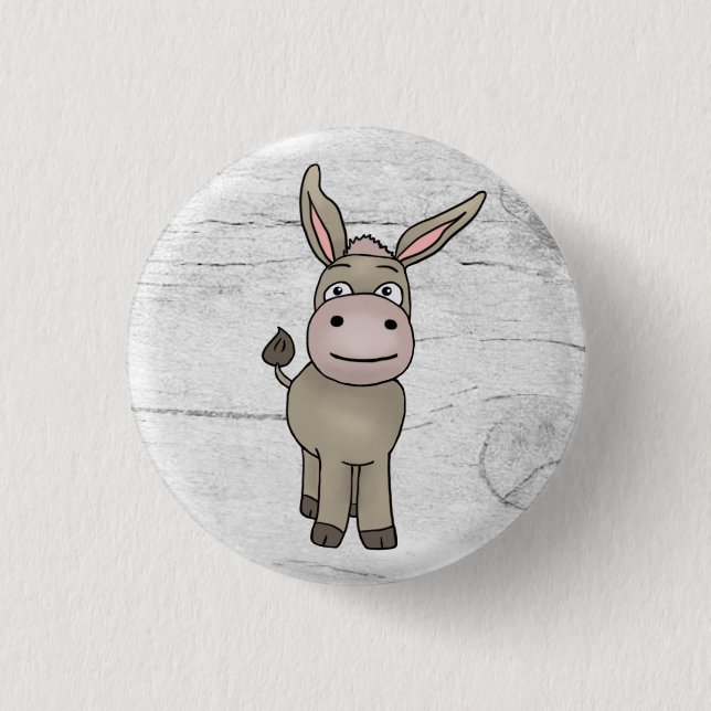 Eselchen Button (Vorderseite)