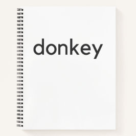 Eseldunkel Notizbuch