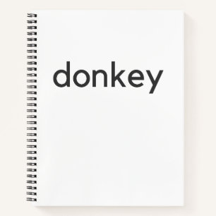 Eseldunkel Notizbuch