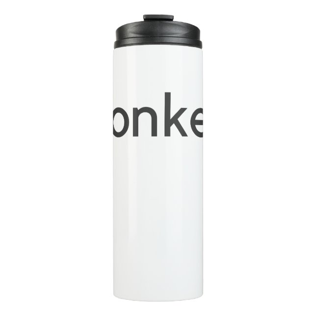 Eseldunkel Thermosbecher (Vorderseite)