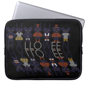 Eselige Horror-Stick-Cross-Halloween-Monster Laptopschutzhülle