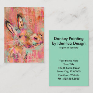 Eselskarte Visitenkarte