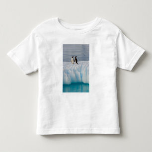 Eselspinguin, Pygoscelis Papua, auf Gletschereis Kleinkind T-shirt