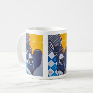 Eselstanze-Malerei von Alfred Fox Kaffeetasse