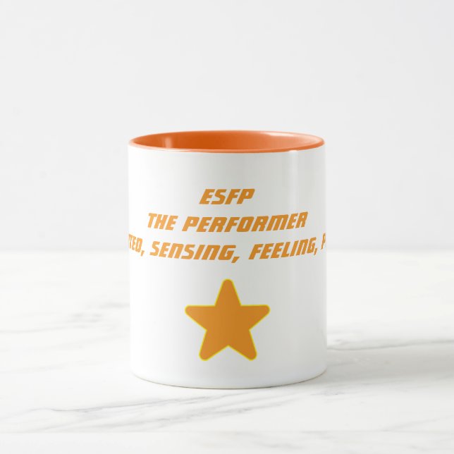ESFP Performer-Tasse Tasse (Zentrum)