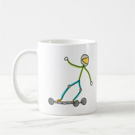 Esk8 Stickman Kaffeetasse