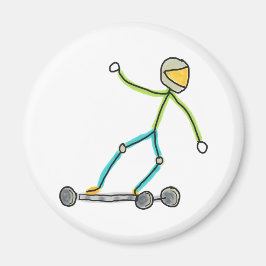 Esk8 Stickman Magnet