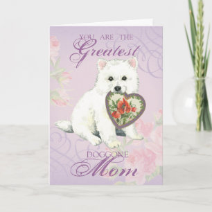 Eskie Heart Mama Karte