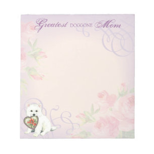 Eskie Heart Mama Notizblock