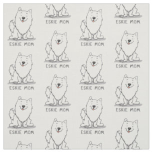 Eskie Mama - American Eskimo Dog Mama Stoff
