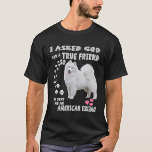 Eskie Mama German Spitz Dog Eskie Dog American Esk T-Shirt