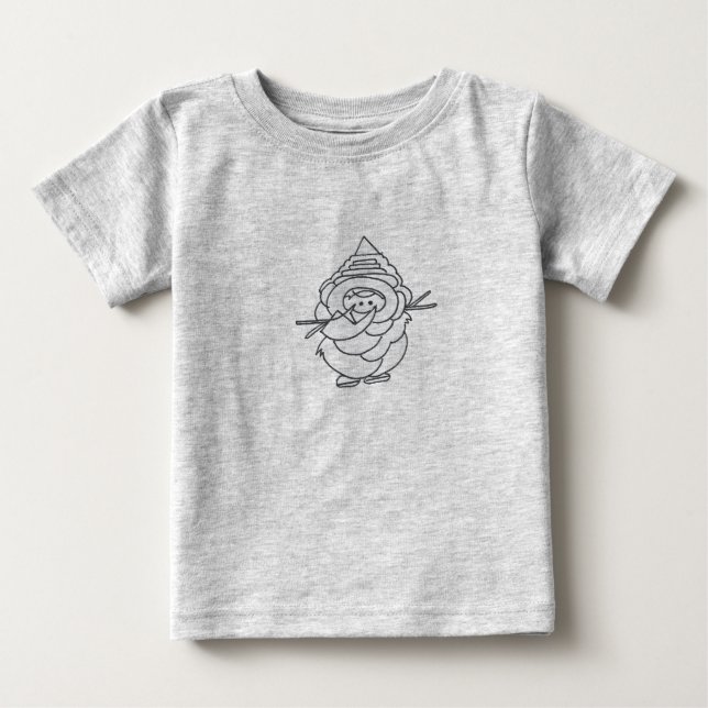 Eskimo Cuddle Baby T-shirt (Vorderseite)