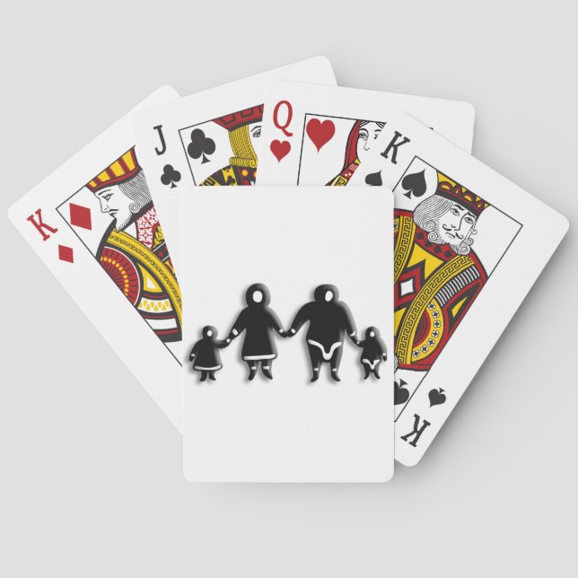 Eskimo Family Spielkarten (Rückseite)