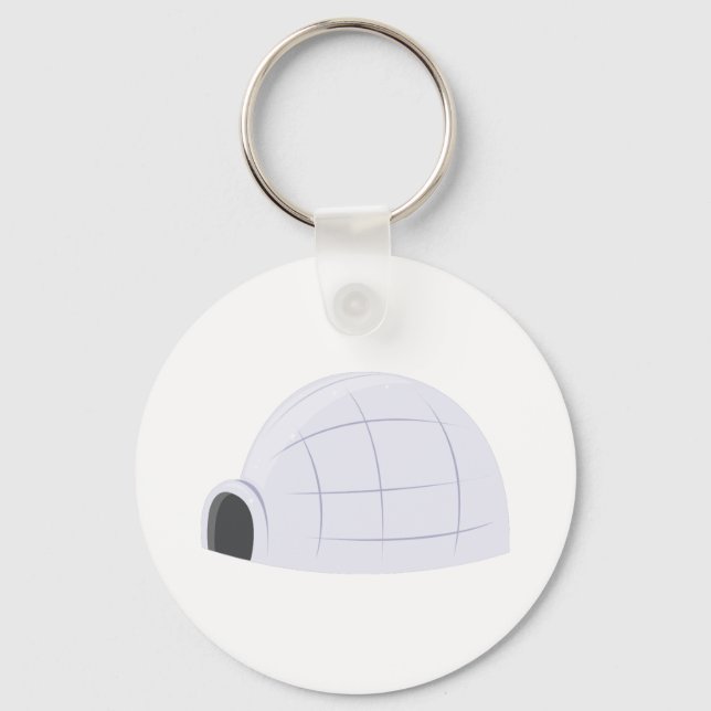 Eskimo Iglo Schlüsselanhänger (Vorderseite)