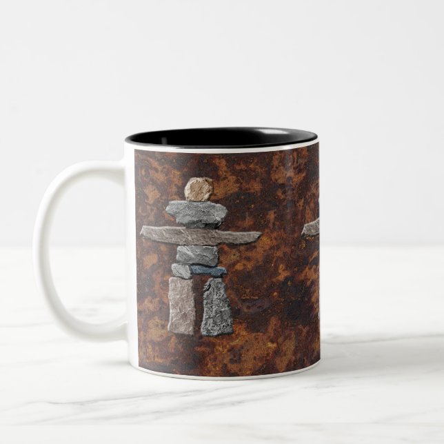 Eskimo, Inuit Inukshuk Drink Tasse (Links)