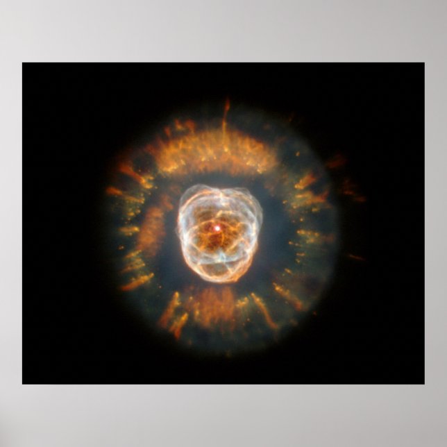 Eskimo Nebula (NGC 2392) Poster (Vorne)