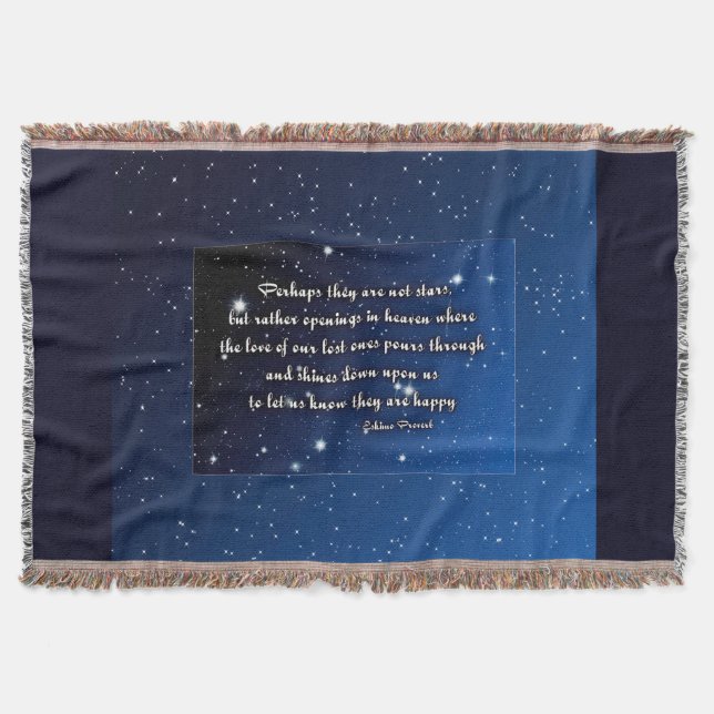 Eskimo Proverb Vielleicht sind sie keine Sterne Decke (Vorderseite)