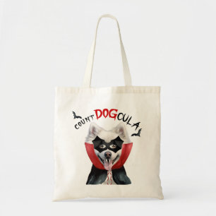 Eskimo Vampire Dog Trick oder Treat Halloween Tragetasche