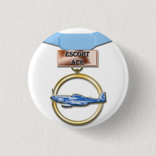 Eskorte-Asmedaillenknopf Button