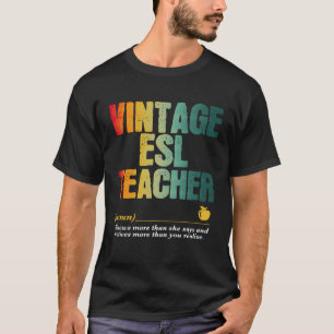 ESL Lehrerwertungswoche Zurück zur Schule T-Shirt