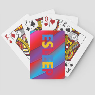 ESLEEP Spielkarten-Deck für Retro-Bekleidung Spielkarten
