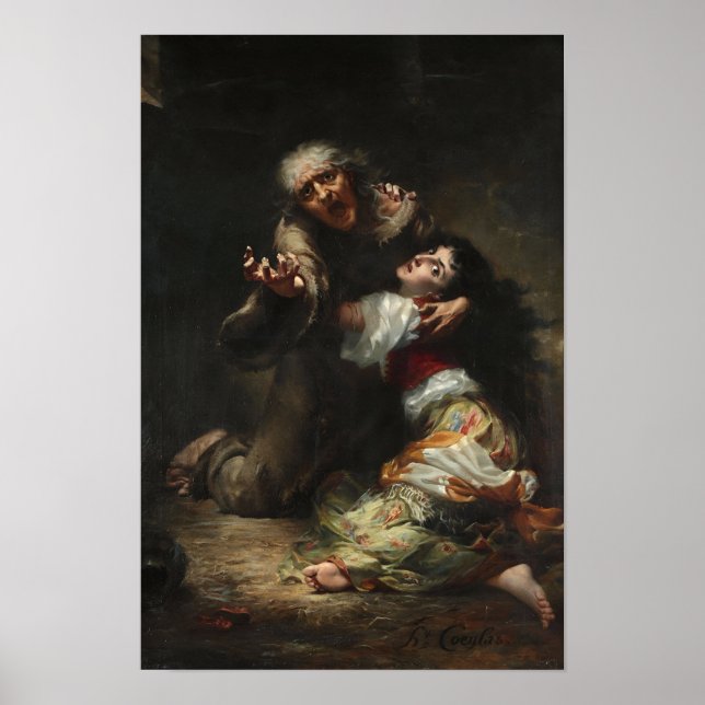 Esmeralda Henri Coeylas Painting Poster (Vorne)