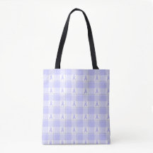 Esophageal Cancer Awareness Plaid Periwinkle 