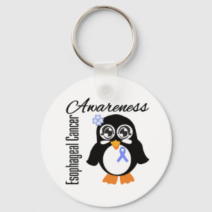 Esophageal Krebs-Bewusstseins-Pinguin Schlüsselanhänger