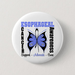 Esophageal Krebs-Bewusstseins-Schmetterling Button