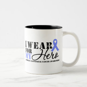 Esophageal Krebs-Held-Band Zweifarbige Tasse