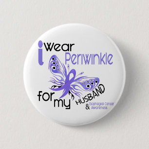 Esophageal Krebs TRAGE ICH SINGRÜN FÜR MEINEN Button