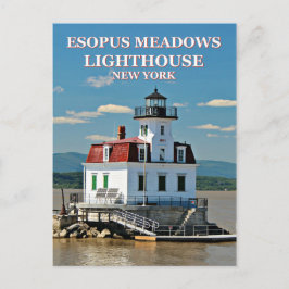 Esopus Meadows Lighthouse, New York Postcard Postkarte