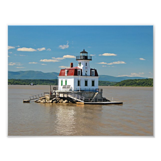 Esopus Meadows Lighthouse, New Yorker Foto (Vorne)