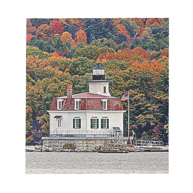 Esopus Meadows Lighthouse Notizblock (Vorderseite)