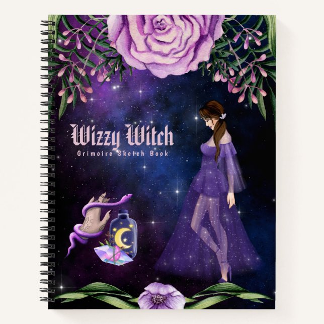 Esoteric Crystal Witchcraft Livre gothique Grimoir (Devant)