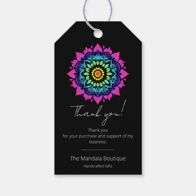 Esoteric Mandala Holistic Metaphysische Vielen Dan Geschenkanhänger (Vorderseite)