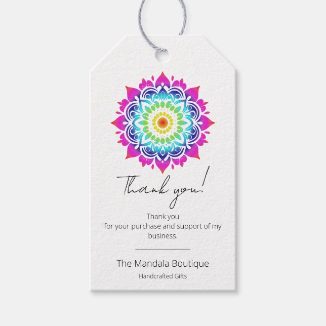 Esoteric Mandala Holistic Metaphysische Vielen Dan Geschenkanhänger (Vorderseite)