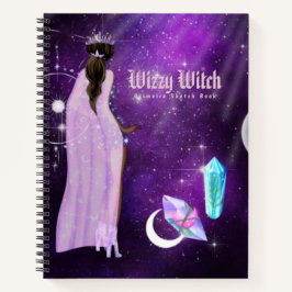 Esoteric Witchcraft Sketchbook Grimoire Lila Notizbuch