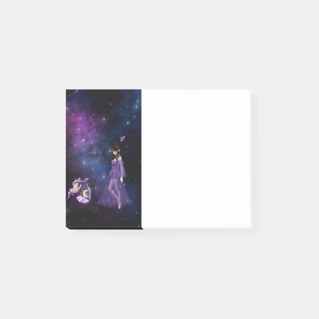 Esoterische Hexenkraft Magick Lila Geschenk für He Post-it Klebezettel (Vorderseite)