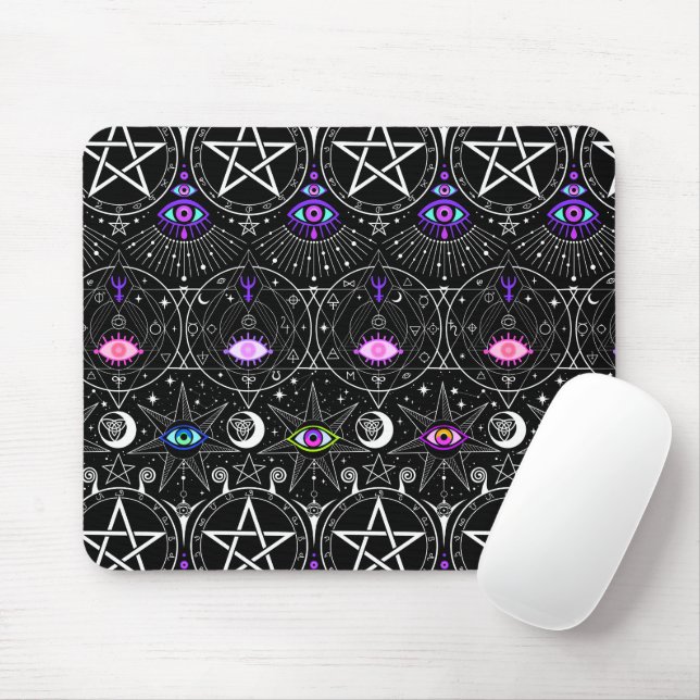 Esoterische Symbole Mousepad (Mit Mouse)