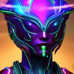 Espace Alien Futuriste Belle couleur T-shirt