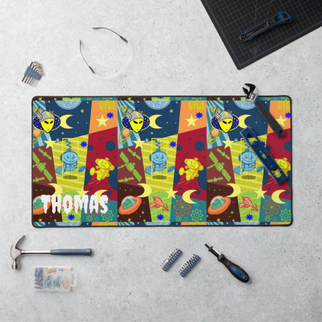 Espace des Aliens de Mat de bureau (Poste de travail)