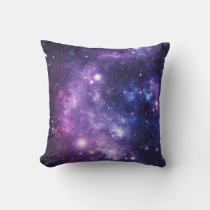 Espace Extérieur Galaxie Violet Oreiller