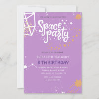 Espace | Invitation d'anniversaire